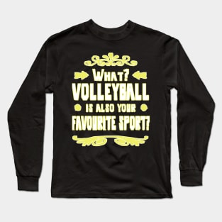 Volleyball beach volleyball double girls Long Sleeve T-Shirt